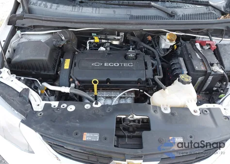 2017 Chevrolet Sonic Lt Auto z USA, uszkodzony, nr VIN 1G1JG6SH4H4156383